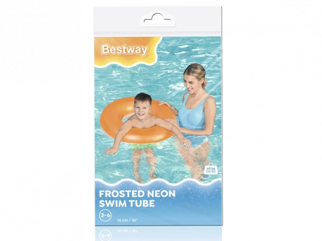 Opblaasbare ring Bestway oranje 76 cm – Oranje
