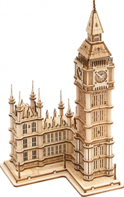 RoboTime houten 3D puzzel kloktoren Big Ben verlicht