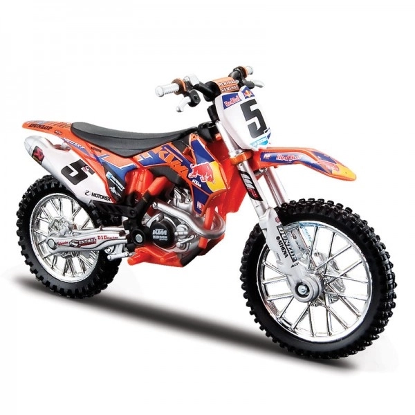 Bburago Red Bull Fabriek KTM Racing motorfiets 1:18, verschillende soorten