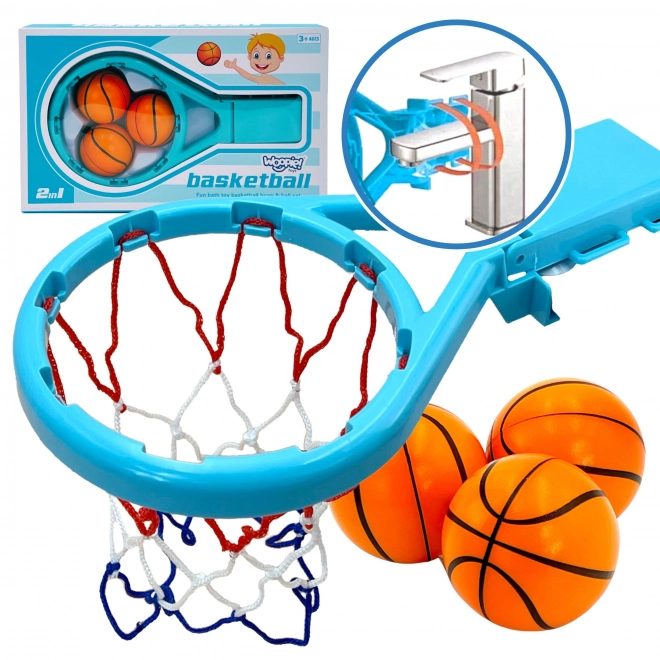 Woopie water speelgoed voor in bad basketbal + set van ballen 2v1