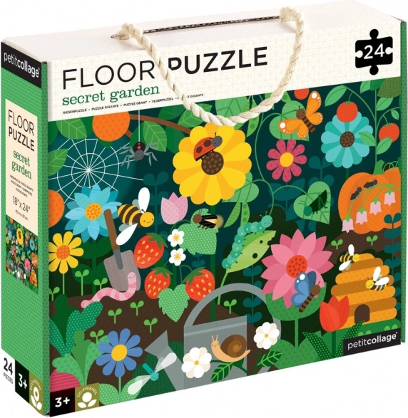 Petitcollage Vloerpuzzel Geheimzinnige tuin