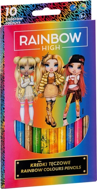 Kleurpotloden ASTRA Rainbow High Jumbo, regenboog, 10 stuks