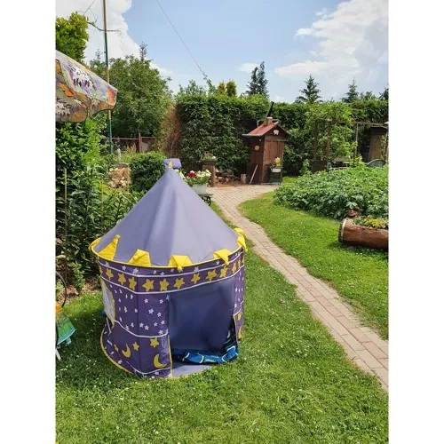 Kindertent blauw 23474