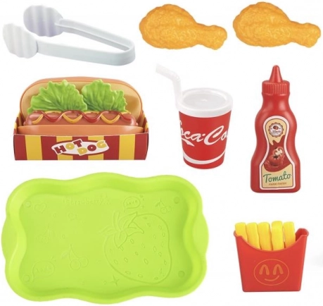 Hotdog-voedselset voor kinderen