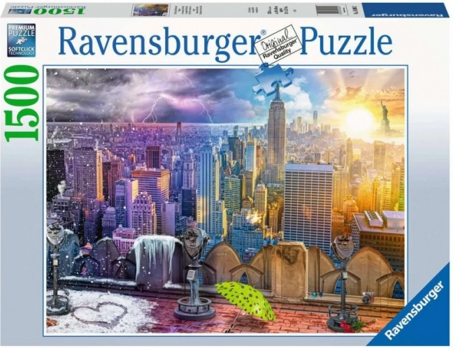 Ravensburger puzzel Seizoenen van New York 1500 stukjes