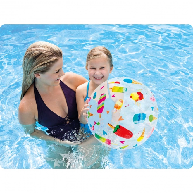 Opblaasbare bal met patronen - 51 cm