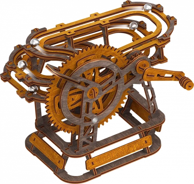 Houten 3D-puzzel Knikkers Mini van Wooden City