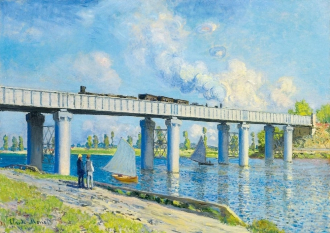 Puzzel Spoorbrug in Argenteuil 1000 Stukken