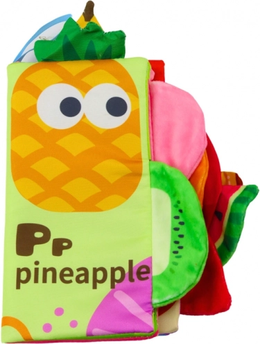 Fruitillustraties en eerste woordjes in het Engels