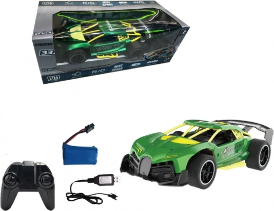RC Auto Mist Rood 1:14