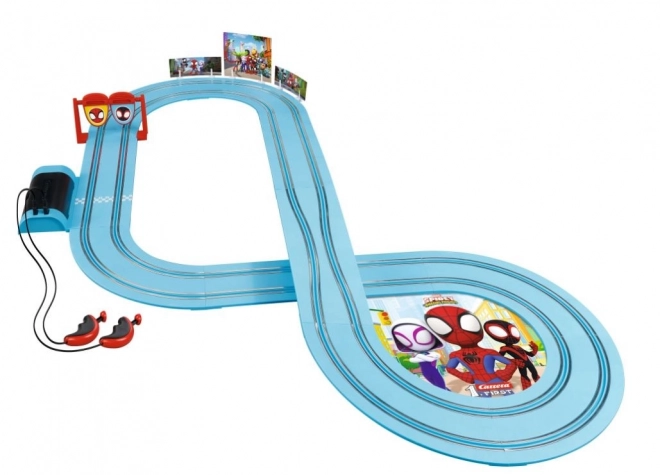 Racebaan met voertuigen eerste Spider Man Spidey Go 2,9 m