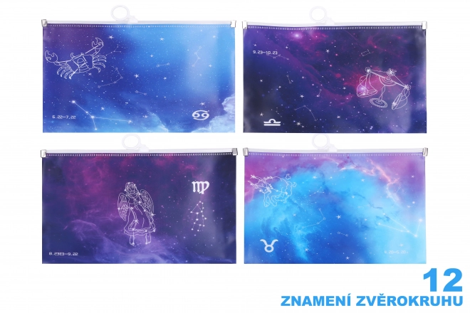 Map met rits A5 - Zodiac
