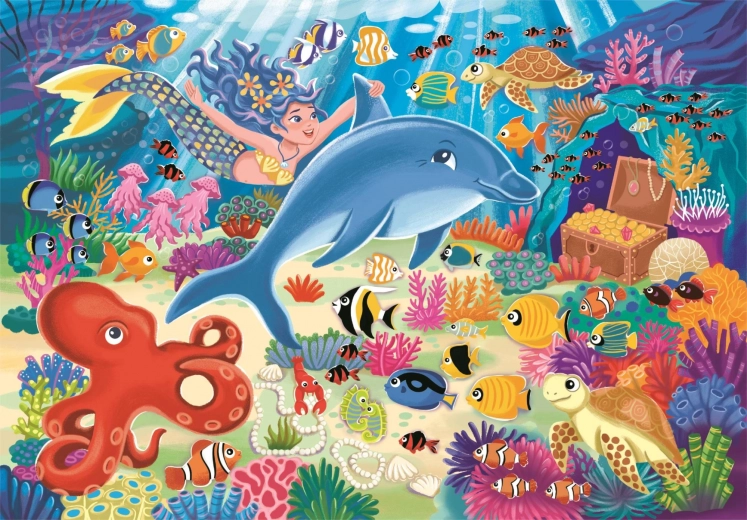 Clementoni Puzzel Pret onder water 30 stukjes