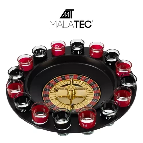Party roulette + glaasjes