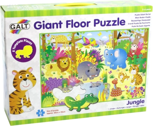 Galt reuzen vloerpuzzel jungle 30 stukjes