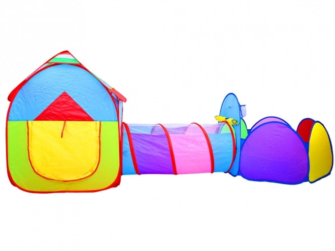 Kinderset 3-in-1 Huis, Tunnel en Ren