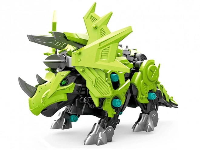 Bewegend model van een mechanische robot Triceratops