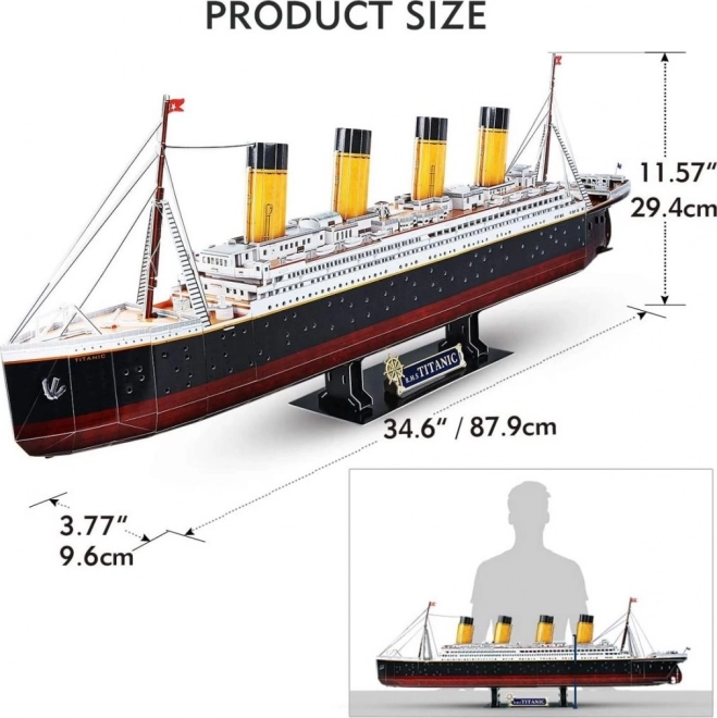 3D LED Puzzel Titanic