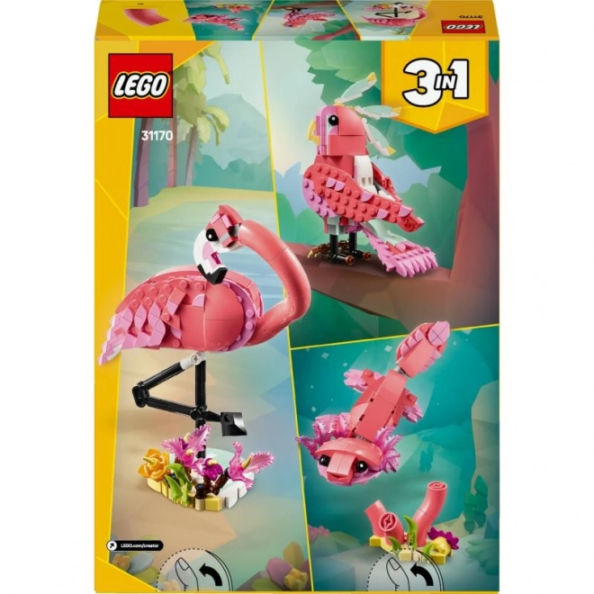 LEGO Creator 3 in 1 31170 Wilde Dieren: Roze Flamingo