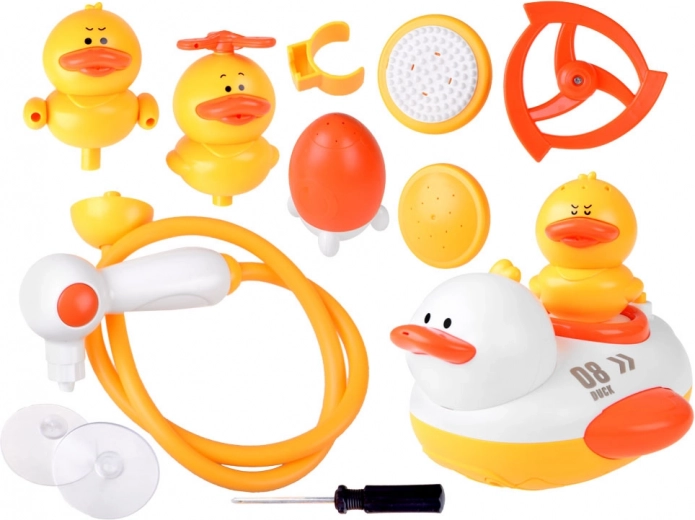 Waterpomp die het bad tot leven wekt