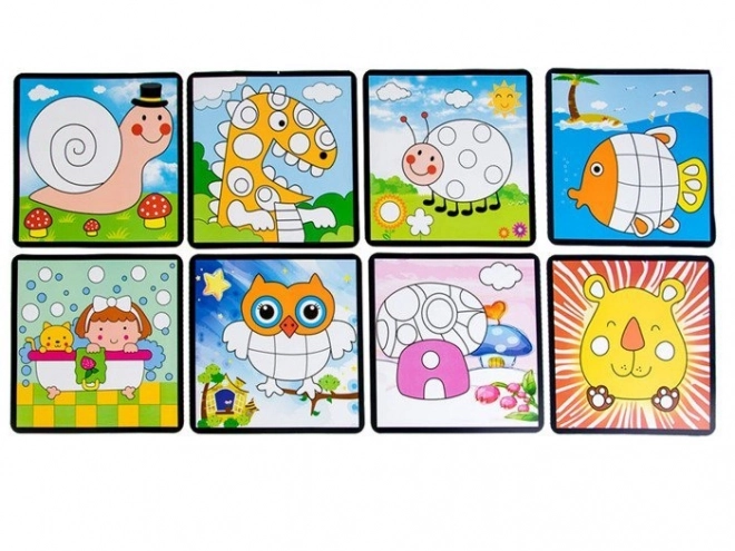 Grote creatieve set maak een afbeelding
