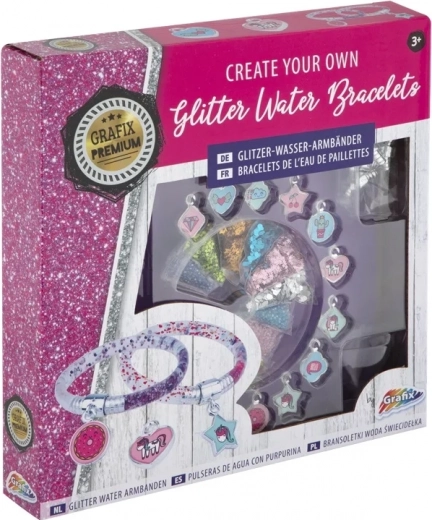 Glitter waterarmbanden GRAFIX – creatieve set