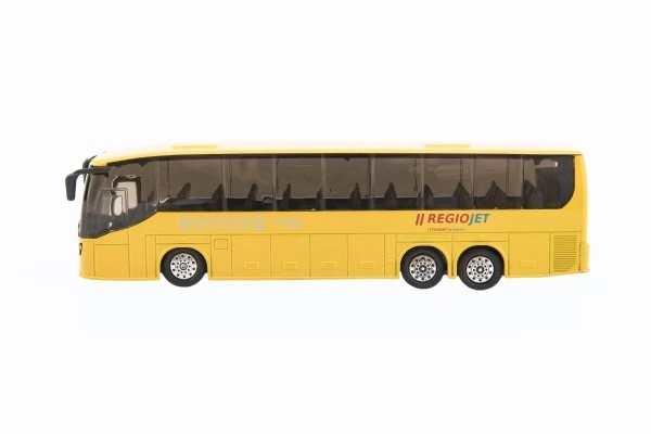Autobus RegioJet metaal/plastic 18,5 cm met terugtrekmotor in doosje