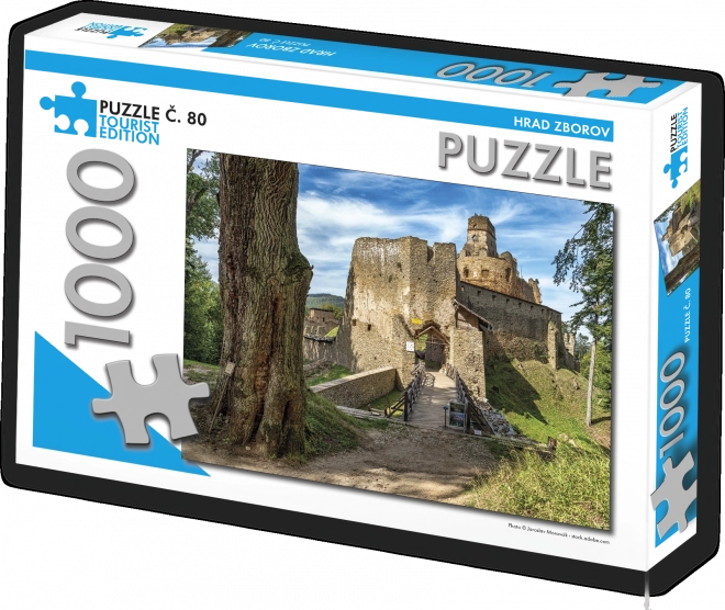 Toeristische Editie puzzel Kasteel Zborov 1000 stukjes