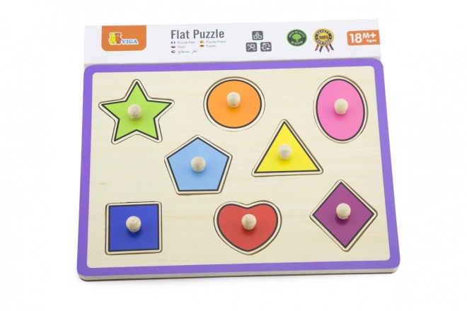 Viga Houten Puzzels Vormen met Kegels