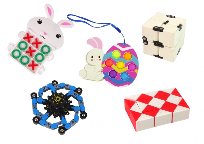 Paas anti-stress speelgoedset Fidget Toys 36 stuks