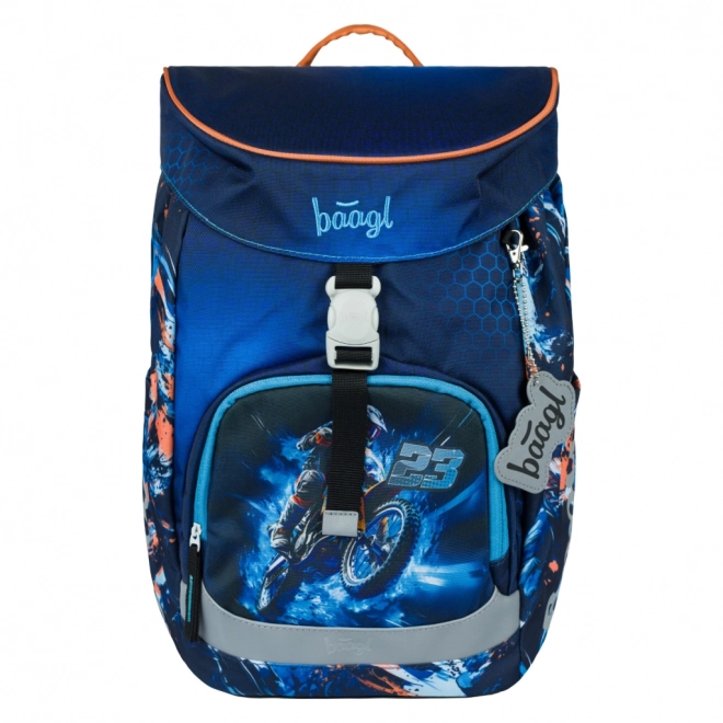 BAAGL Schoolrugzak Airy Motorfiets