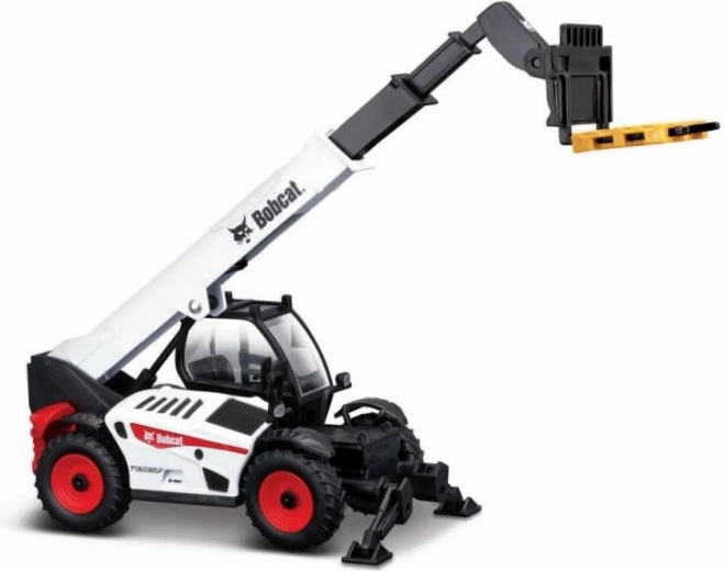 Functionele telescopische giek met palletvorken