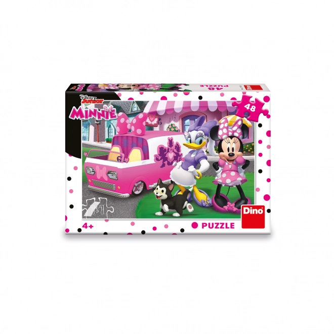Puzzel Minnie en Daisy - 48 stukjes