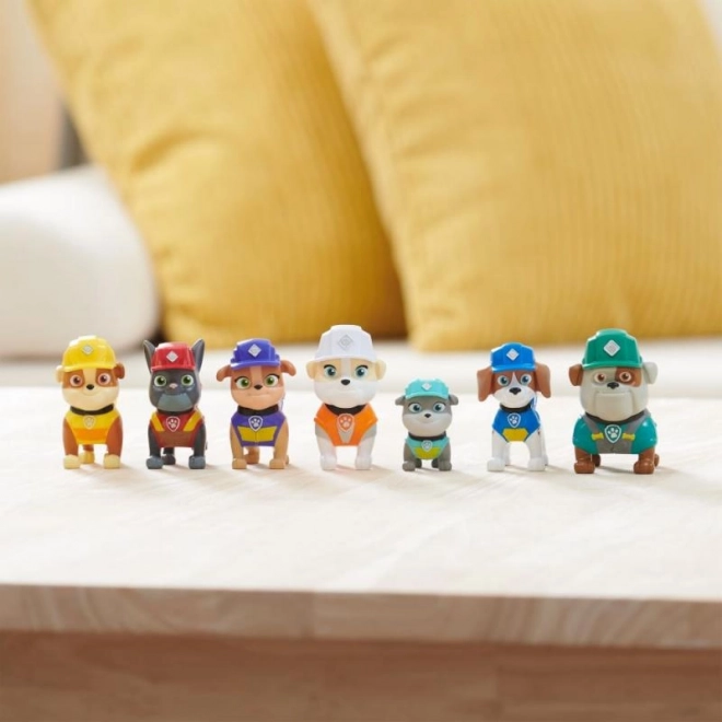 Speelfiguren PAW Patrol – Rubble en zijn team, cadeauset 7 stuks