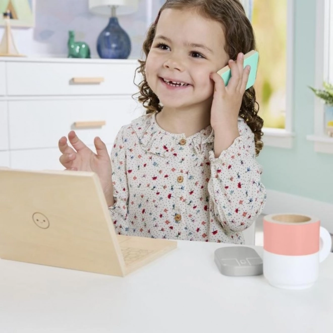 Fisher-Price houten thuiswerkset voor kinderen (9-delig)