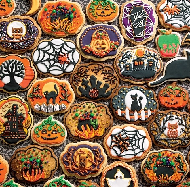 Familiepuzzel Halloween Peperkoekjes van Cobble Hill