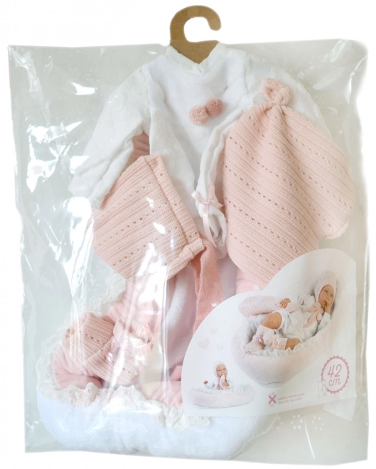 Kleding voor baby pop maat 40-42 cm met accessoires