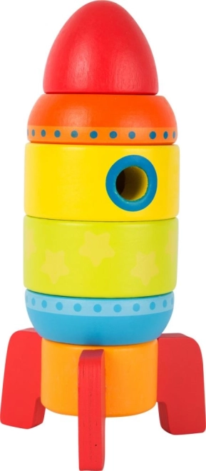 Small Foot Houten Gekleurde Raket