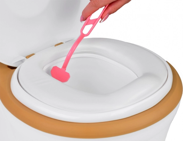 Zingend potje toilet voor kinderen met bakje voor vochtige doekjes