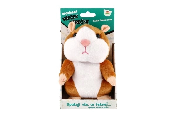 Sprekende pluche hamster Mireček