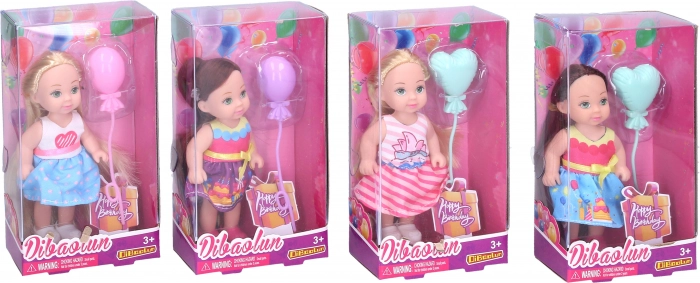 popje met ballon 11 cm