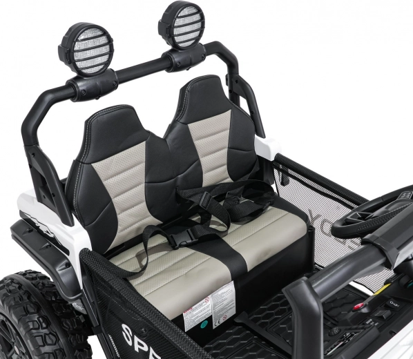 Comfortabele tweepersoons zitplaats van eco-leer