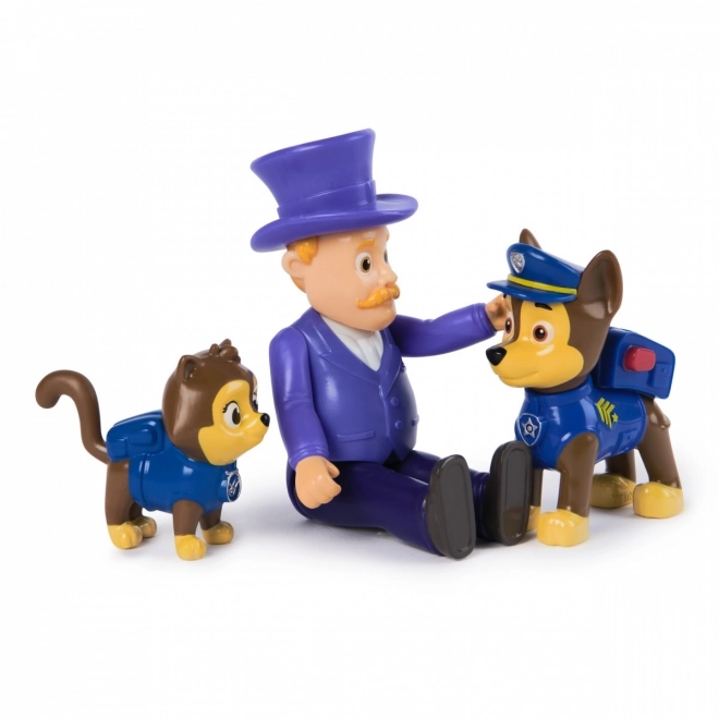 Figurenset PAW Patrol – Chase, burgemeester Humdinger en kat