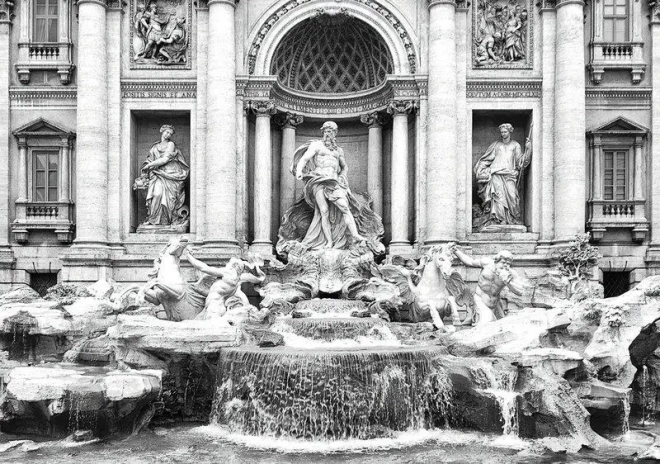 INTERDRUK Puzzel Reis rond de wereld: Trevi-fontein, Italië 500 stukjes