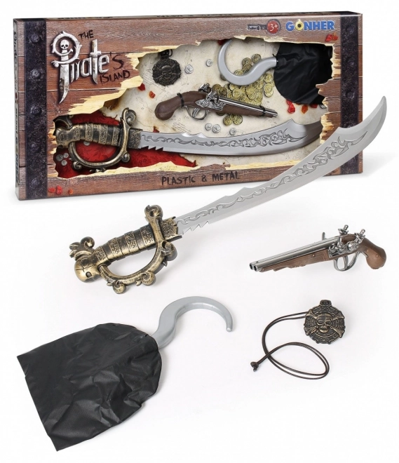 Piraten set met machete (Gonher)
