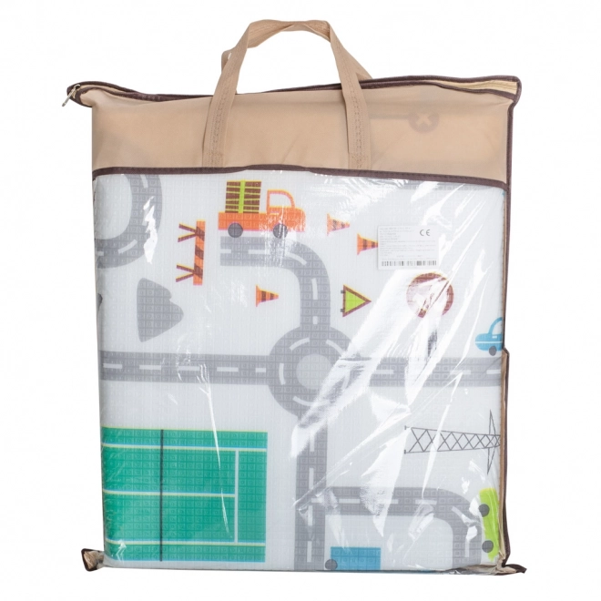 Speelthermomat voor kinderen 180x200 cm - stad