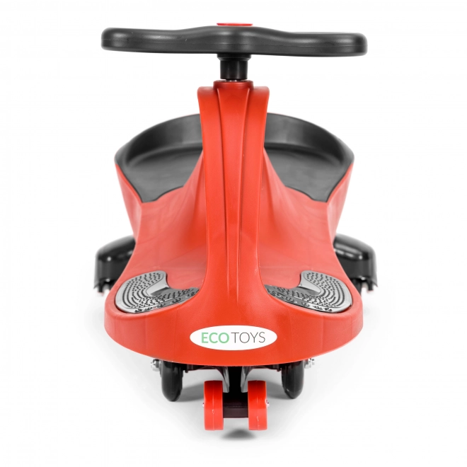 Loopfiets met LED-wielen rood ECOTOYS