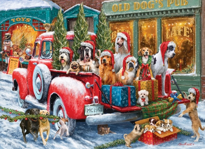 Eurographics puzzel Puppy-cadeautjes 1000 stukjes