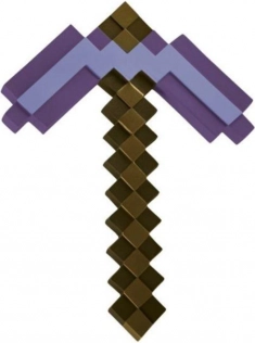 Minecraft betoverde plastic houweel 42 cm op kaart