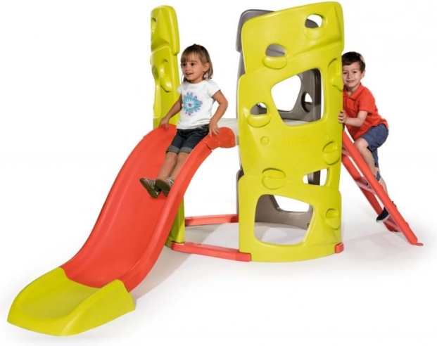 Smoby groot kinder speeltoestel – klimtoren met glijbaan 150 cm